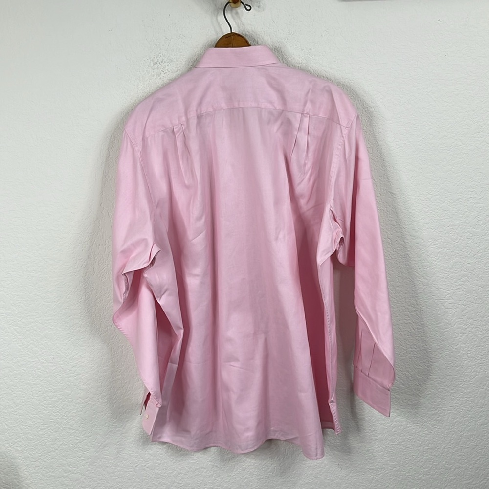 Alain Figaret Solid Pocket Button Down Shirt Doub… - image 4